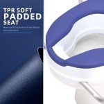 Toilet Seat Riser with Handles for Seniors