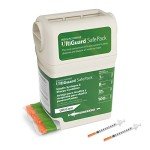 UltiGuard Safe Pack: 100 Insulin Syringes & Sharps Container