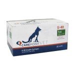 CarePoint Vet U-40 Pet Syringe 1cc 100/bx