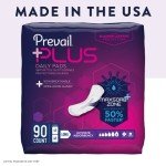 Prevail Plus Long Incontinence Bladder Control Pads