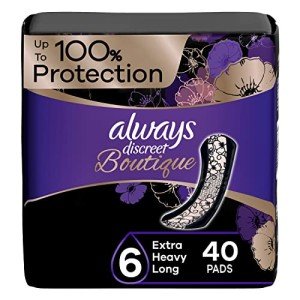 Always Discreet Incontinence Pads, Extra Heavy Absorbency
