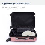 AquaSense 770-610 4 Inch Portable Raised Toilet Seat Riser, Elevated Toilet Seat for Seniors