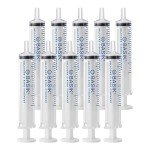 BASIK 5cc Reusable Silicone O Ring Syringe 10-Pack