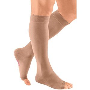Calf High Open Toe Compression Stocking 30-40 mmHg
