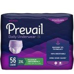 Prevail 2X-Large Women's Incontinence Pull-Ups 56 Count