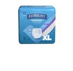 FitRight Super Adult Incontinence Underwear, X-Large, 80 Count