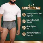 Depend Real Fit Men's Incontinence Underwear, Grey