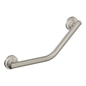 Moen Angled 16-Inch Stainless Steel Shower Grab Bar