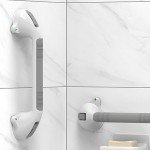 Suction Grab Bars for Bathroom Safety - 2 Pack