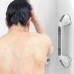 Suction Grab Bars for Bathroom Safety - 2 Pack