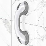 12-Inch Suction Cup Shower Grab Bar for Safety