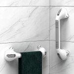 Suction Grab Bars for Bathroom Safety - 2 Pack