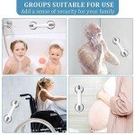 12-Inch Suction Cup Shower Grab Bar for Safety