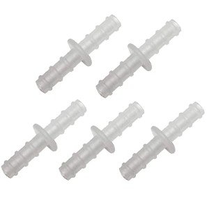 5-Pack Straight Connectors for Oxygen Tubing