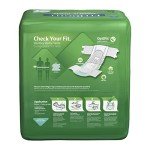 Medline FitRight OptiFit Extra+ Adult Diapers with leak stop guards, Disposable Incontinence Briefs with Taps, Moderate Absorbency, XX-Large, 60"-70", 20 Count