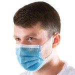 2000 Pack Blue Disposable 3-Ply Face Masks