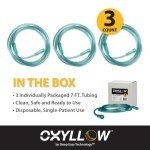 Oxyllow 7 FT Kink-Resistant Oxygen Tubing - 3 Count