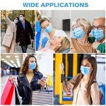 100PCS Blue 3-Ply Disposable Face Masks