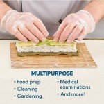 Medium Clear Disposable Vinyl Gloves, 100 Count