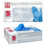 Supmedic Powder-Free Nitrile Exam Gloves, Small 100pcs
