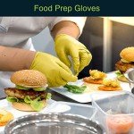 FifthPulse Yellow Nitrile Disposable Gloves - 50 Count