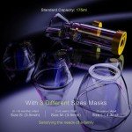 Inhaler Spacer with 3 Comfortable Masks, 175ML