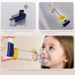 Inhaler Spacer with 3 Comfortable Masks, 175ML
