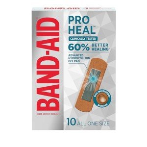 Pro Heal Hydrocolloid Bandages, 10 Count