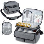 LEIKOLL Portable Medicine Storage Organizer Bag