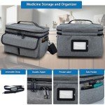 LEIKOLL Portable Medicine Storage Organizer Bag