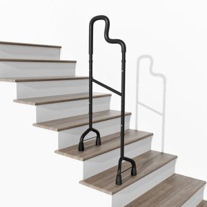 Cushore Adjustable Stair Climbing Assist Cane