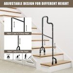 Cushore Adjustable Stair Climbing Assist Cane