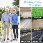 4-Pack Walker Skis for Seniors' Mobility Aid