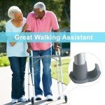 4-Pack Walker Skis for Seniors' Mobility Aid