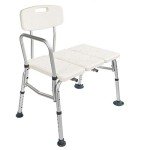 HOSKL Adjustable Tub Transfer Bench - Non-Slip Bath Chair
