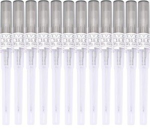 12PCS 16G Disposable Catheter Piercing Needles