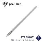 15g Sterilized Body Piercing Needles - 100 Pack