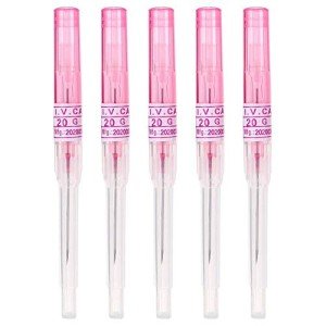 5PCS 20G Steel Catheter Piercing Needles