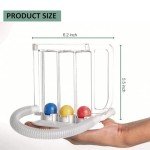 Wonder Care Deep Breathing Lung Exerciser with Handle