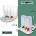 Wonder Care Deep Breathing Lung Exerciser with Handle