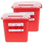Alcedo 2-Gallon Sharps Container Set (2-Pack)