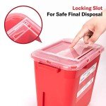 Alcedo 2-Gallon Sharps Container Set (2-Pack)