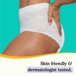 Because Overnight Absorbency Pull Ups - Adult Disposable Incontinence Underwear, Extra Absorbent Nighttime Pull Ups for Men and Women, White, Small/Medium, 20 Count