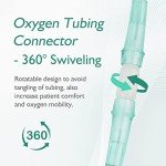 360° Rotating Oxygen Tubing Connector - 10 Pack
