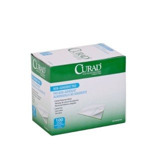 Sterile Nonadherent Pads, Soft Absorbent, 2" x 3", 100 Count