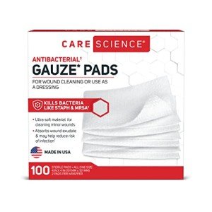 Care Science Large Sterile Gauze Pads, 100 ct