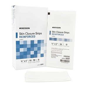 McKesson Sterile Reinforced Skin Strips, 10 Pack