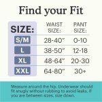 Because Overnight Absorbency Pull Ups - Adult Disposable Incontinence Underwear, Extra Absorbent Nighttime Pull Ups for Men and Women, White, Small/Medium, 20 Count