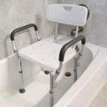 Vaunn Adjustable Shower Chair with Padded Arms