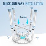 Adjustable Shower Stool for Elderly and Disabled